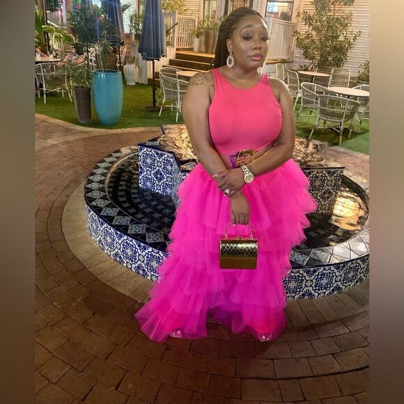 Hot Pink Tulle Pants! 🩷 - Picture 3 of 4